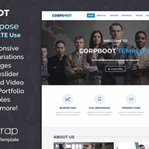 Corpboot - Corporate Website Template